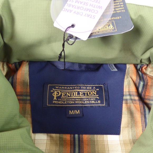 Pendleton Outdoorsmen Ripstop Poly w Hidden Stowaway Hood Windbreaker NWT Men’s - Picture 6 of 14